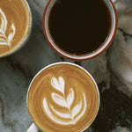 Smooth and creamy delicious cup of coffee